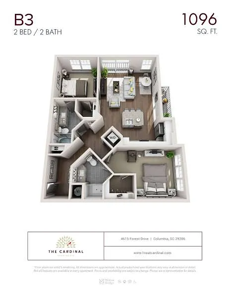 Floor plan B3