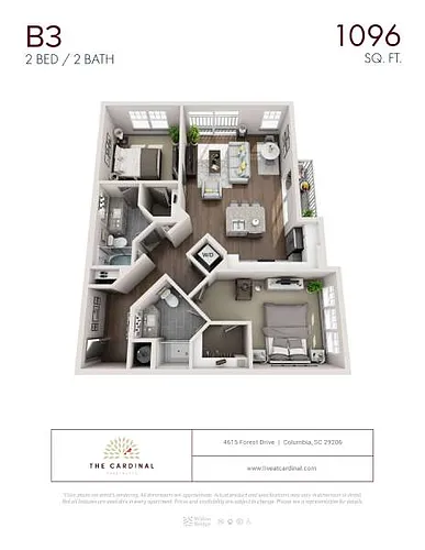 Floor plan B3
