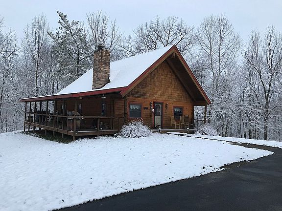 Log Cabin in winter