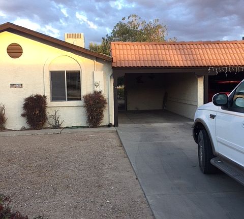 Covered carport