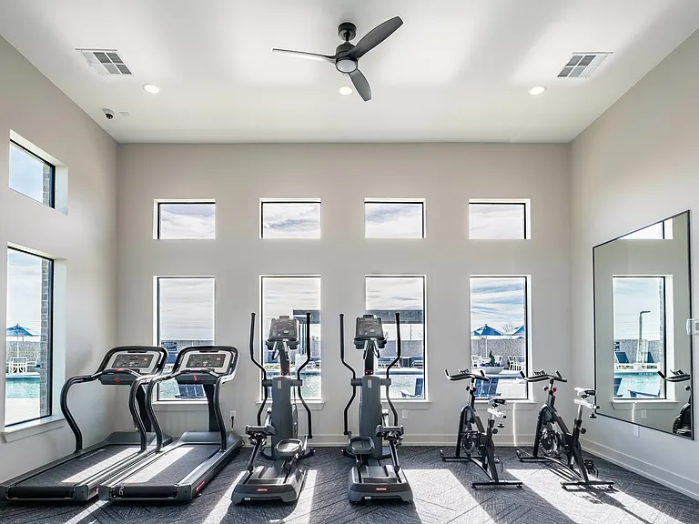 Elevate your fitness journey at home: Unleash your potential in a club-quality fitness studio.