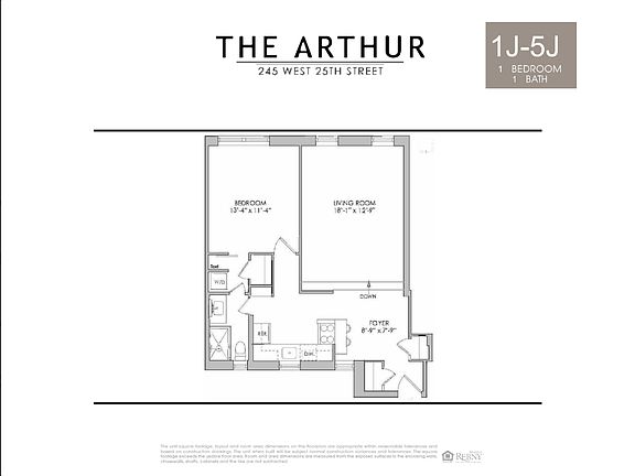 2nd image of 245 W 25th St APT 1J