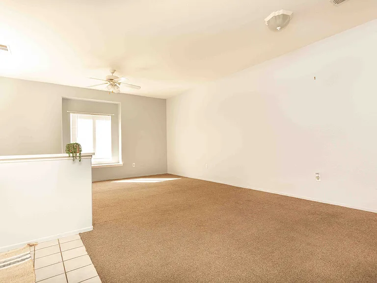Wood like flooring being installed throughout