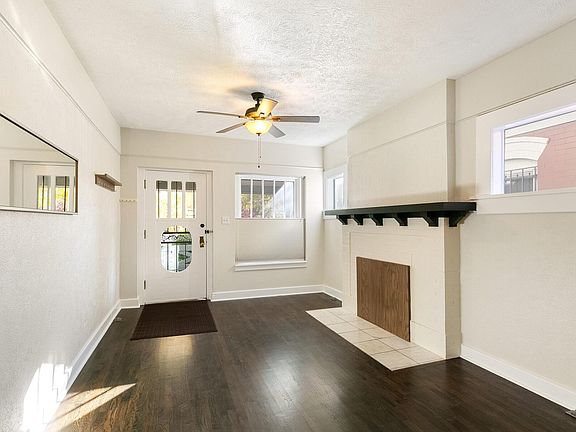 Entryway and living room