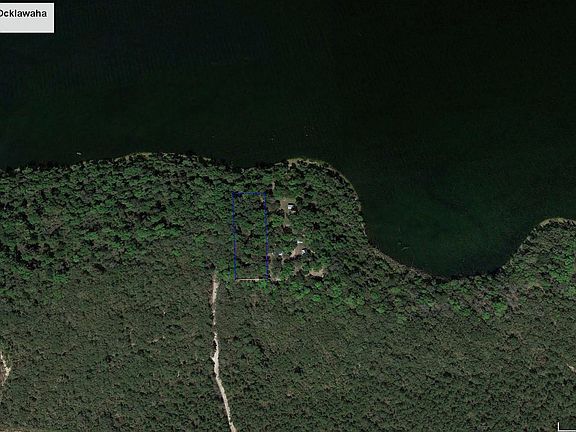 Close up aerial view of lot