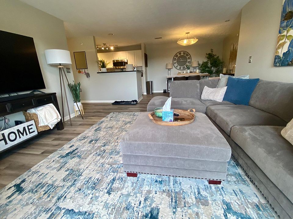 Living space fits large sectional sofa