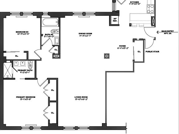 5th image of 245 W 74th St APT 5A