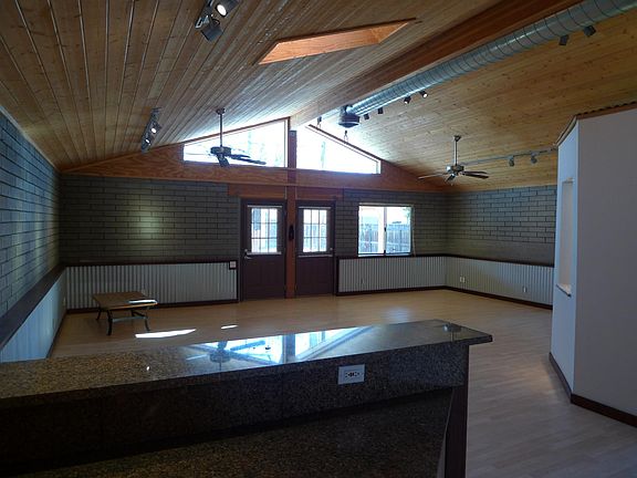 Great room at back of duplex.