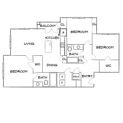 Floor plan Design 3A
