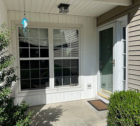 Porch and main door