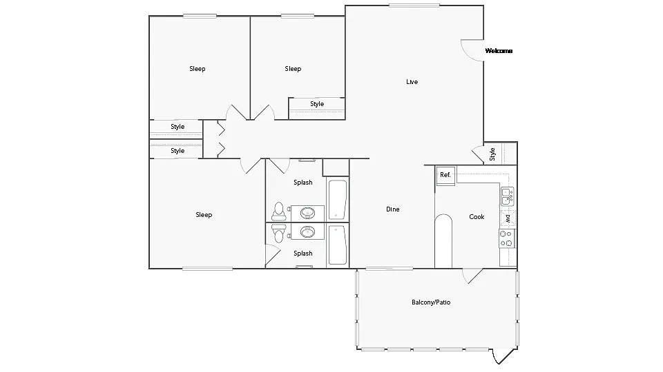 Floor plan Darlington