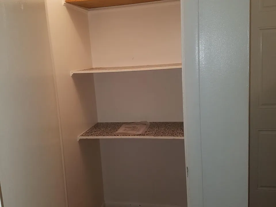 closet off kitchen