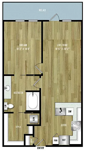 Floor plan P1