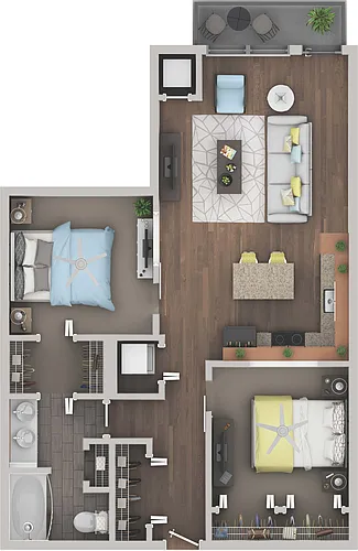 Floor plan B1