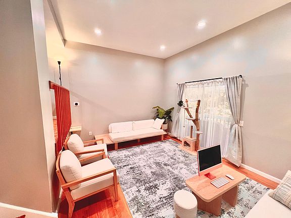 sunk-in living room