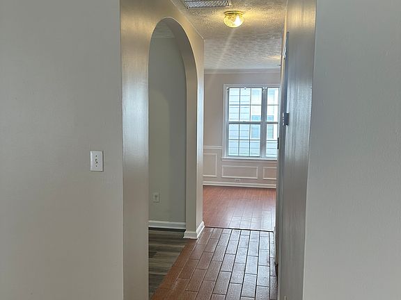 Hall leading to formal dining room