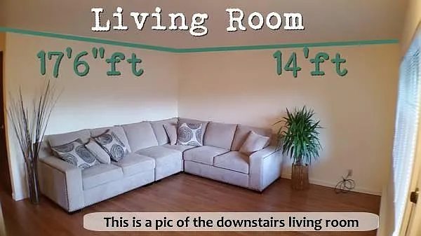 This is the downstairs unit to show you how large the living area is.