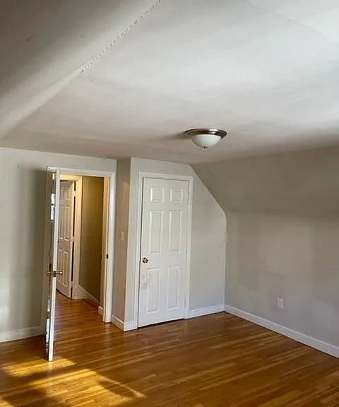 upstairs bed left of stairs front