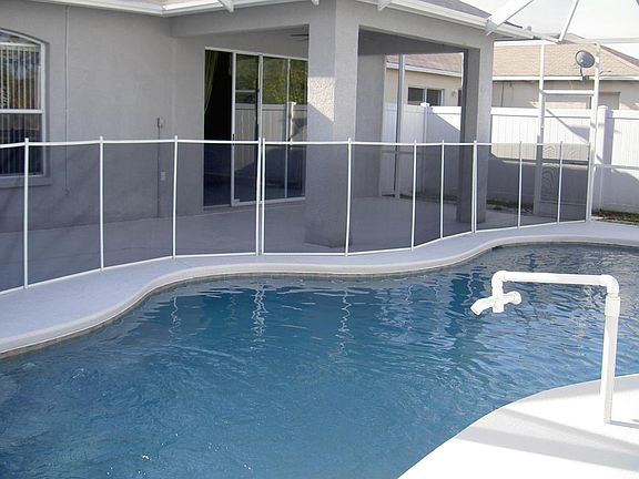 Pool With Child Safety Fence