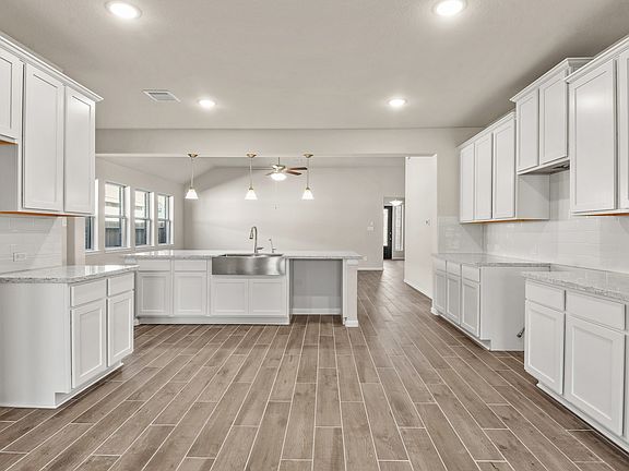 Abundant cabinet and counterspace