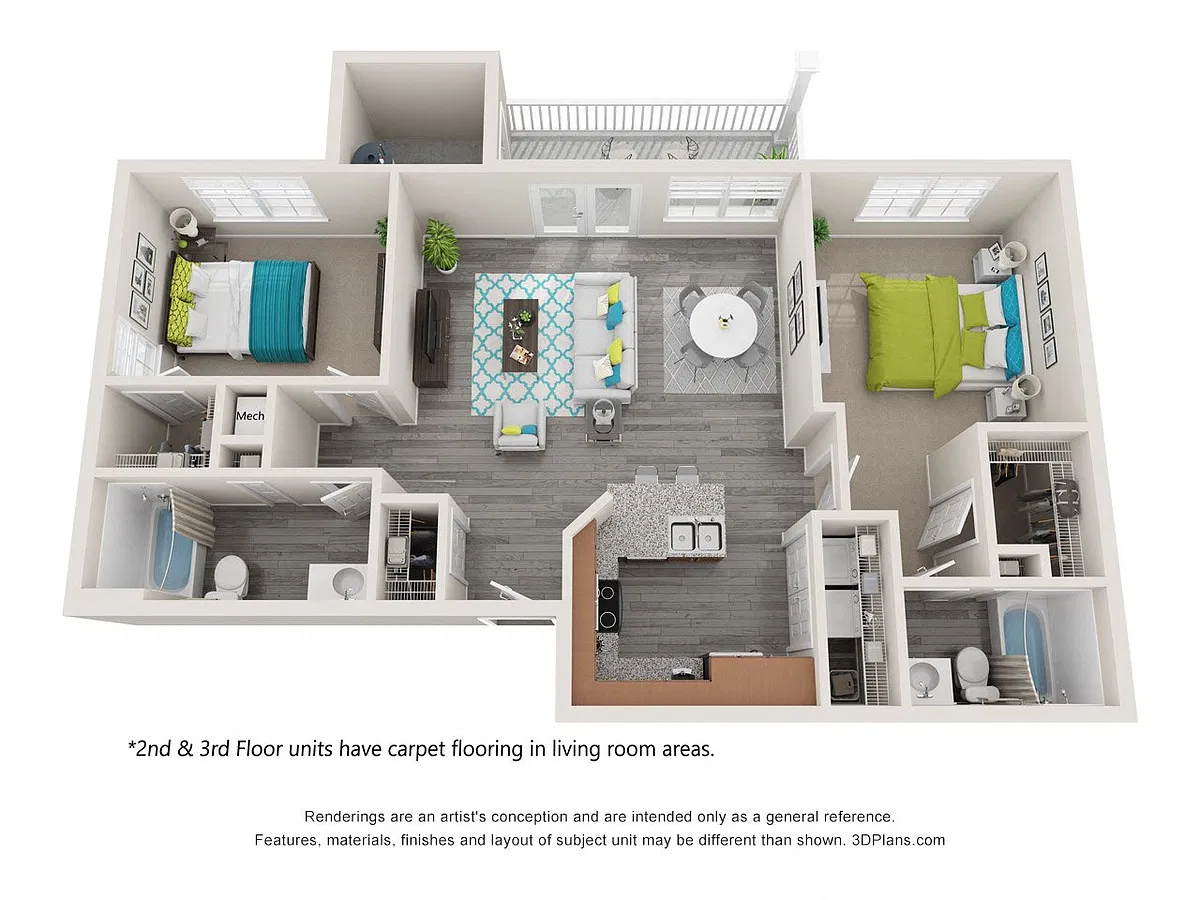 Floor plan Palm Hatteras
