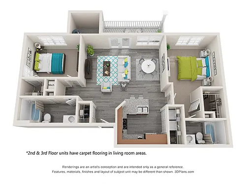 Floor plan Palm Hatteras