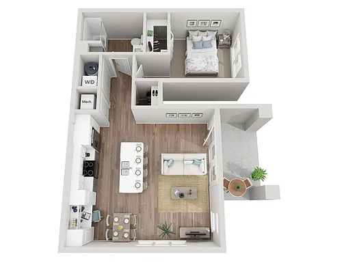 Floor plan 1B