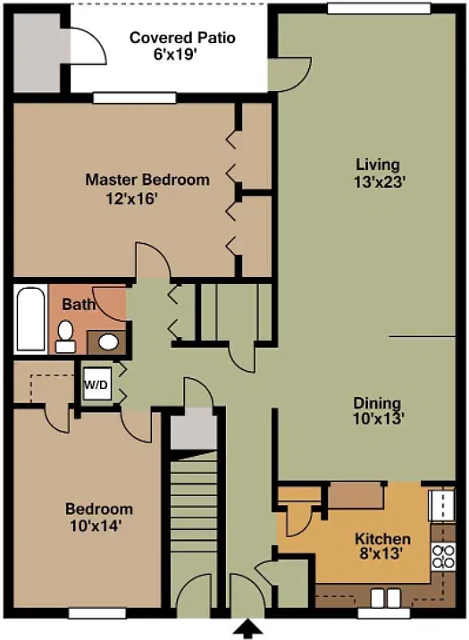 Floor plan 2 Bedroom