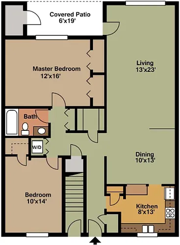 Floor plan 2 Bedroom