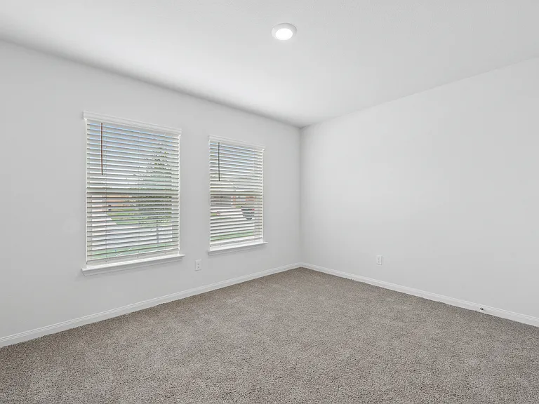 The secondary bedrooms of the Sabine are a great space as children's bedrooms and guest rooms.