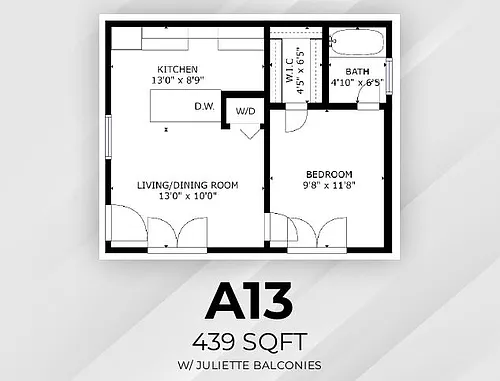Floor plan A13