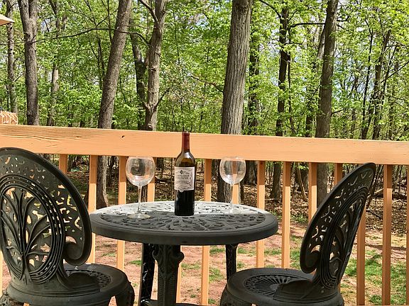 Deck off of family rm/office