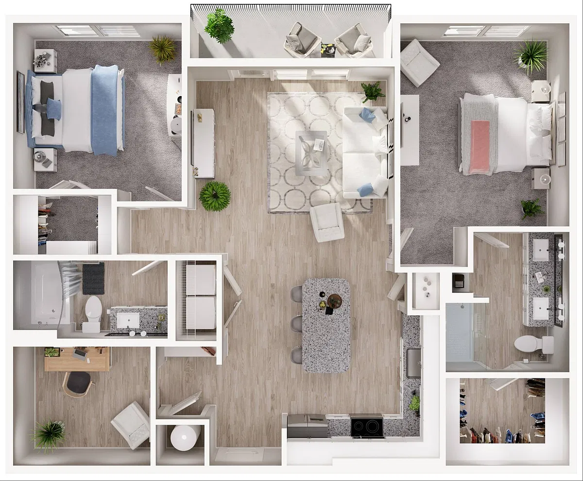 Floor plan B3