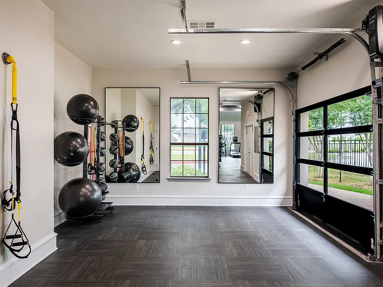 Indoor-Outdoor Fitness Area