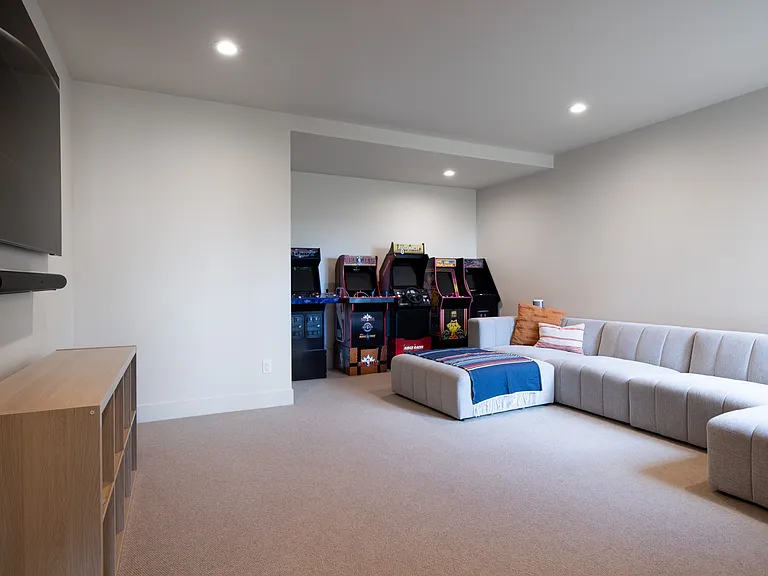 Lower level media/gameroom