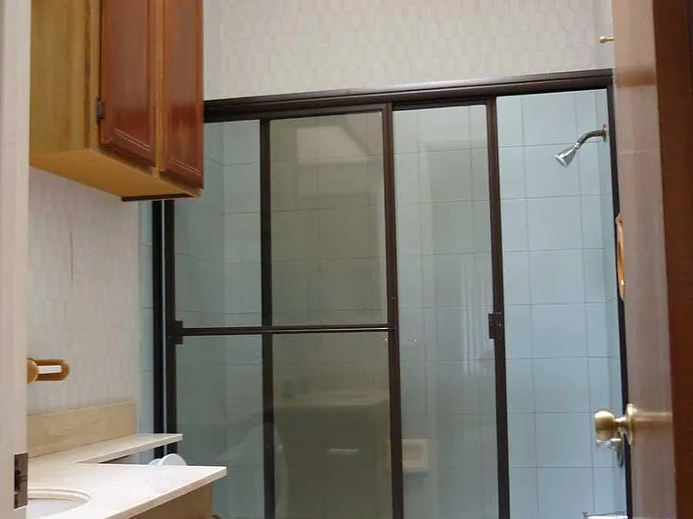 Master bathroom, with skylight.