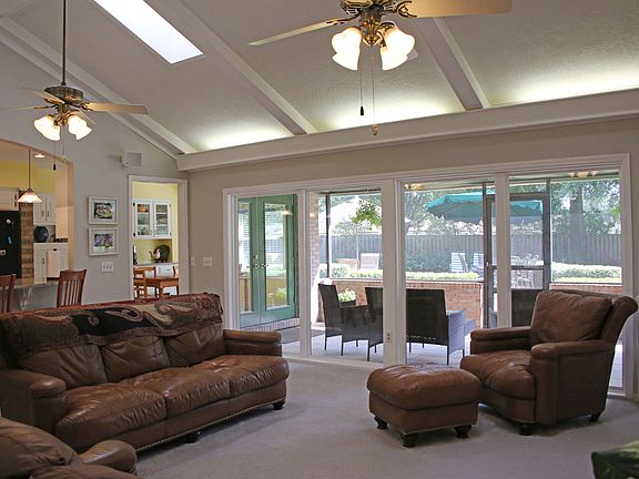 Living Room with Skylights