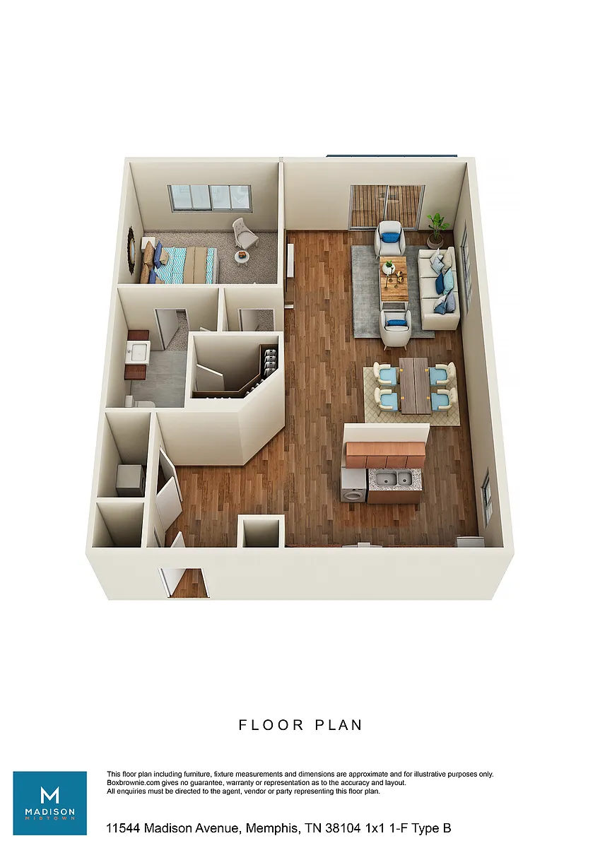 Floor plan 1X1