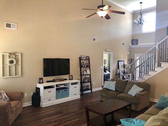 Living room from back door