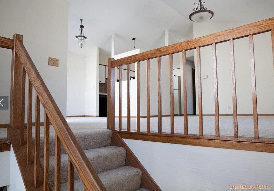 1st floor is the garage; living space is entirely on 2nd floor