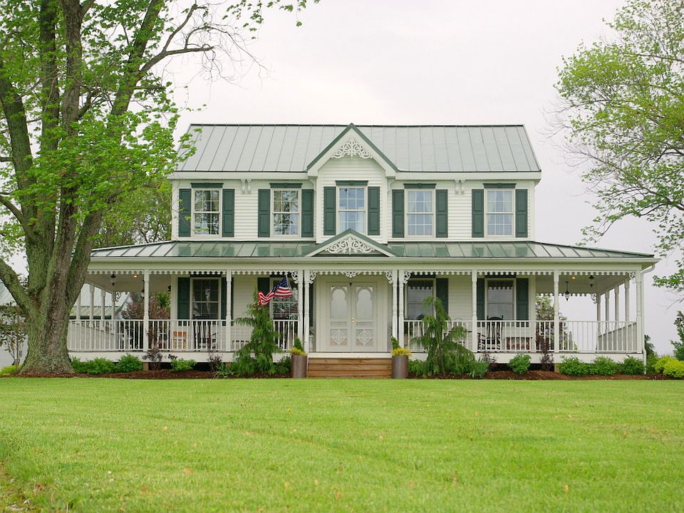 front view, facing west