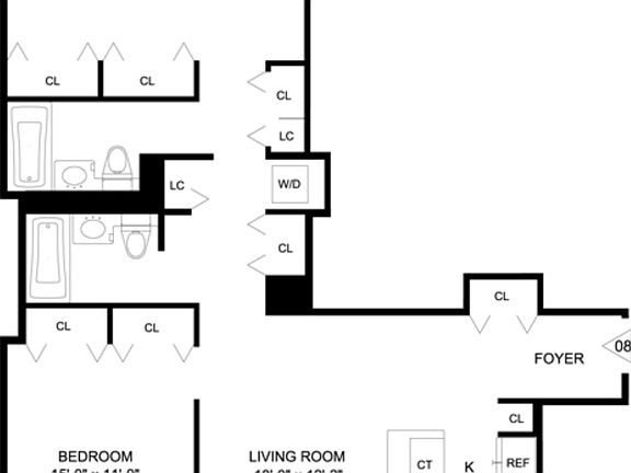 2nd image of 347 W 37th St #1028