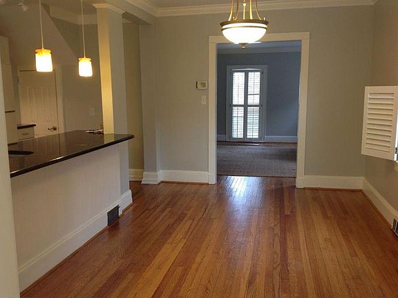 Eating space off of the kitchen