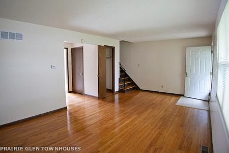 Newly refinished hardwood floors
