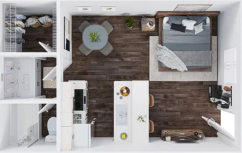 Floor plan Studio