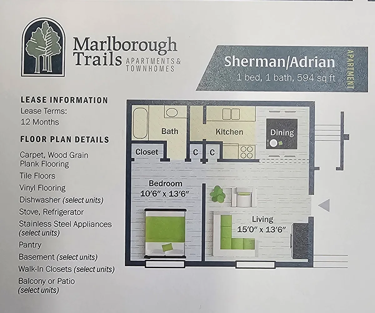 Floor plan Sherman