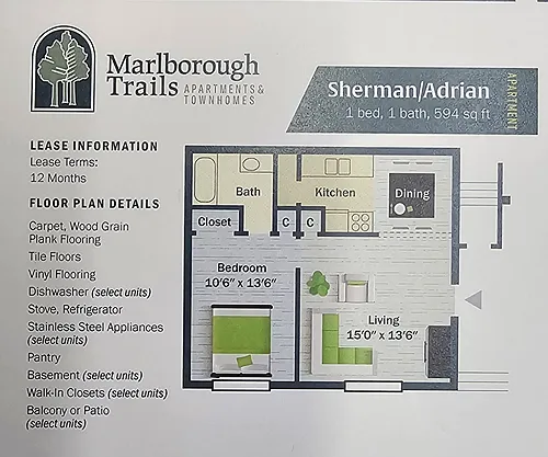 Floor plan Sherman