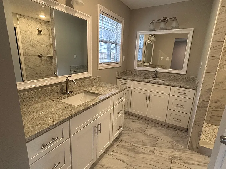 Completely renovated Master Bathroom