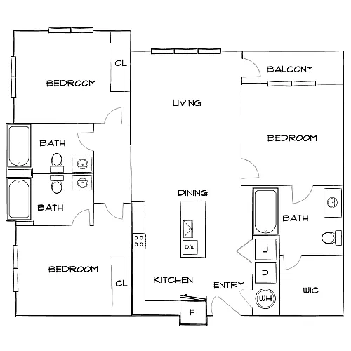 Floor plan Design 3A30