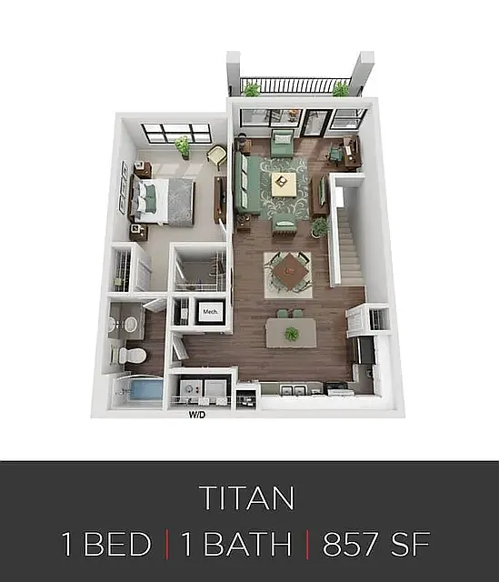 Floor plan Titan-Renovated
